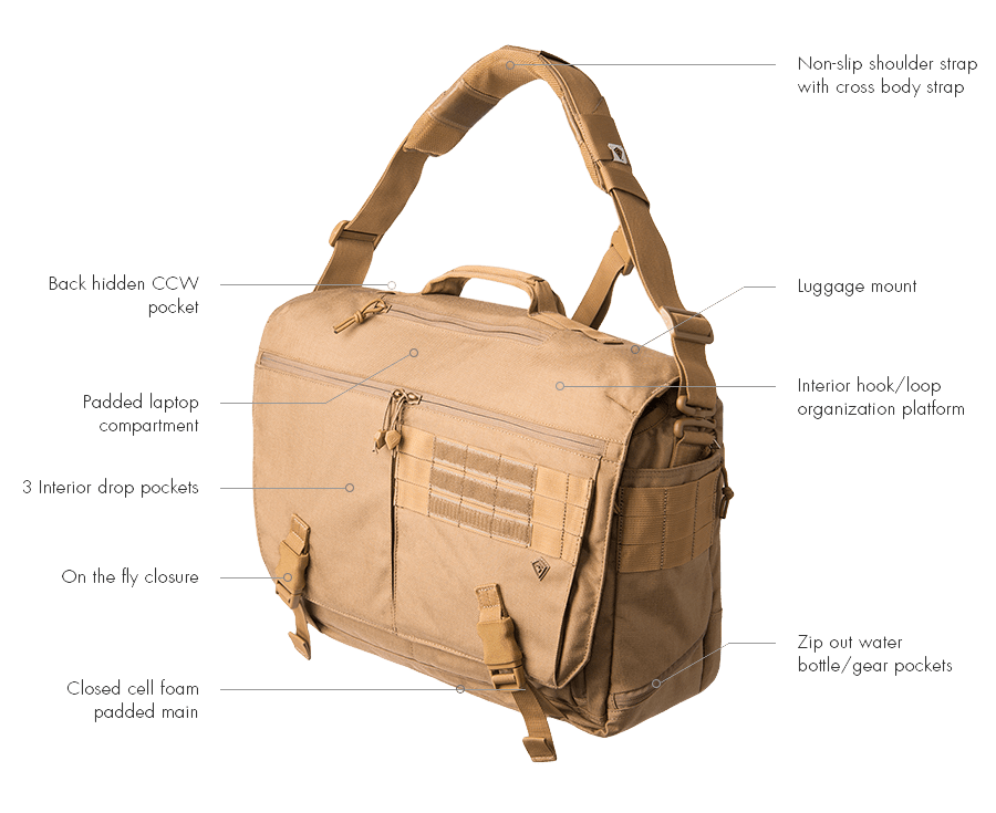 First Tactical Ascend Messenger Bag 25L bangkoktactical